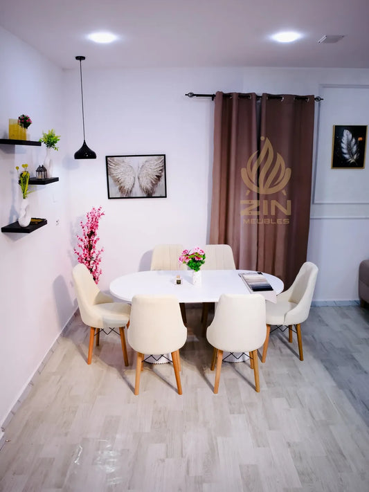 Table Manger la princesse - 6 chaises