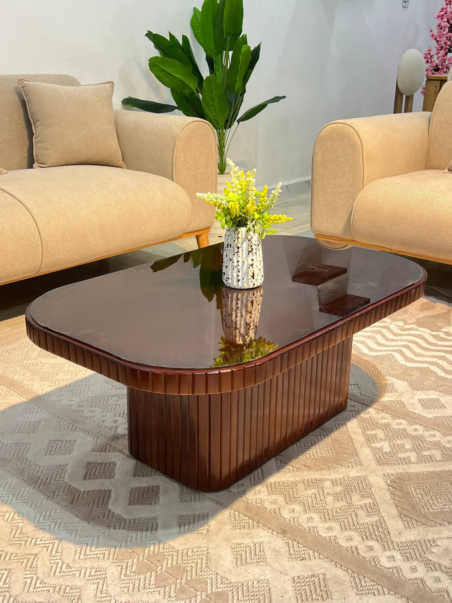 table basse 1 piece