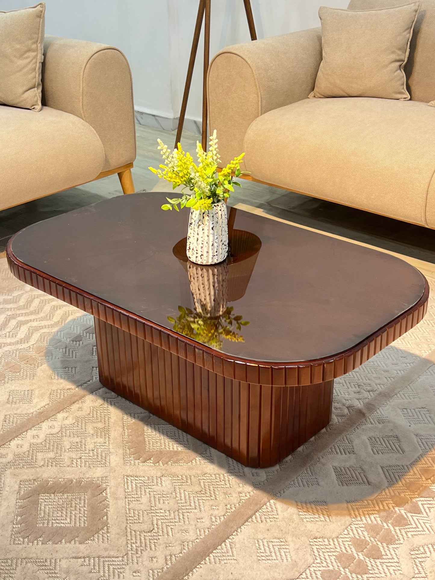 table basse 1 piece