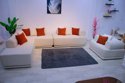 Canapé White Dream 6 places